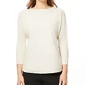 NWT - Melissa Paige Boat-Neck Chevron Stitch Dolman Sleeve Sweater - Size XL